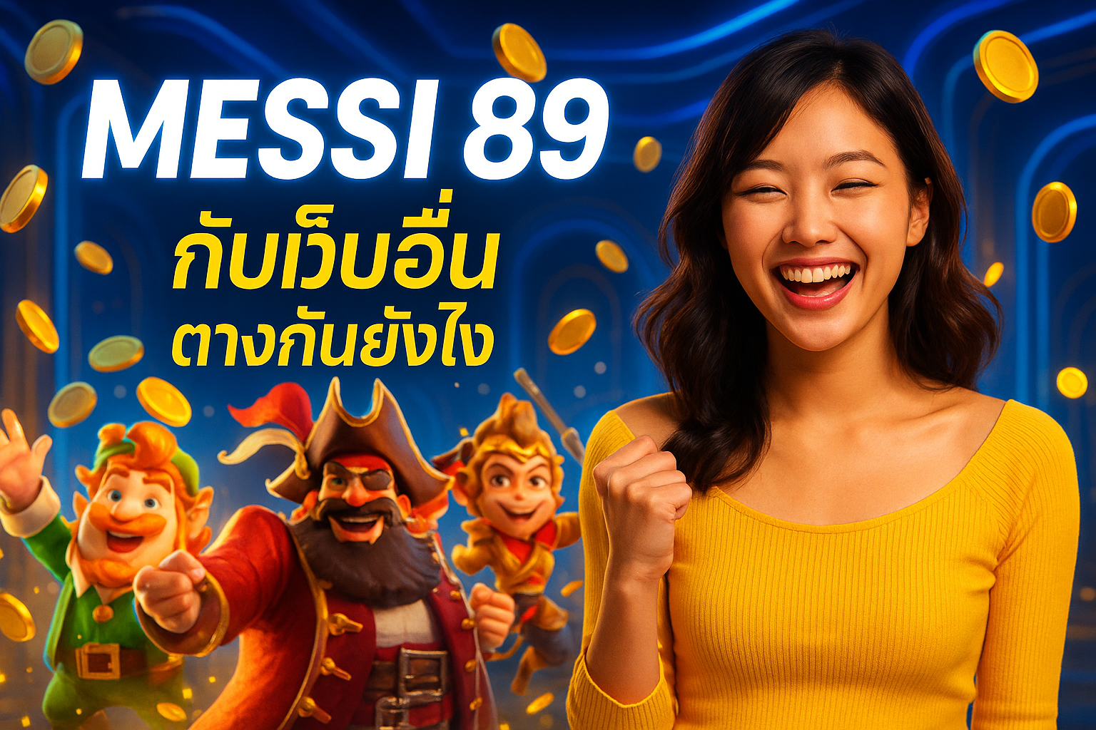 MESSI 89 กับเว็บอื่น ต่างกันยังไง