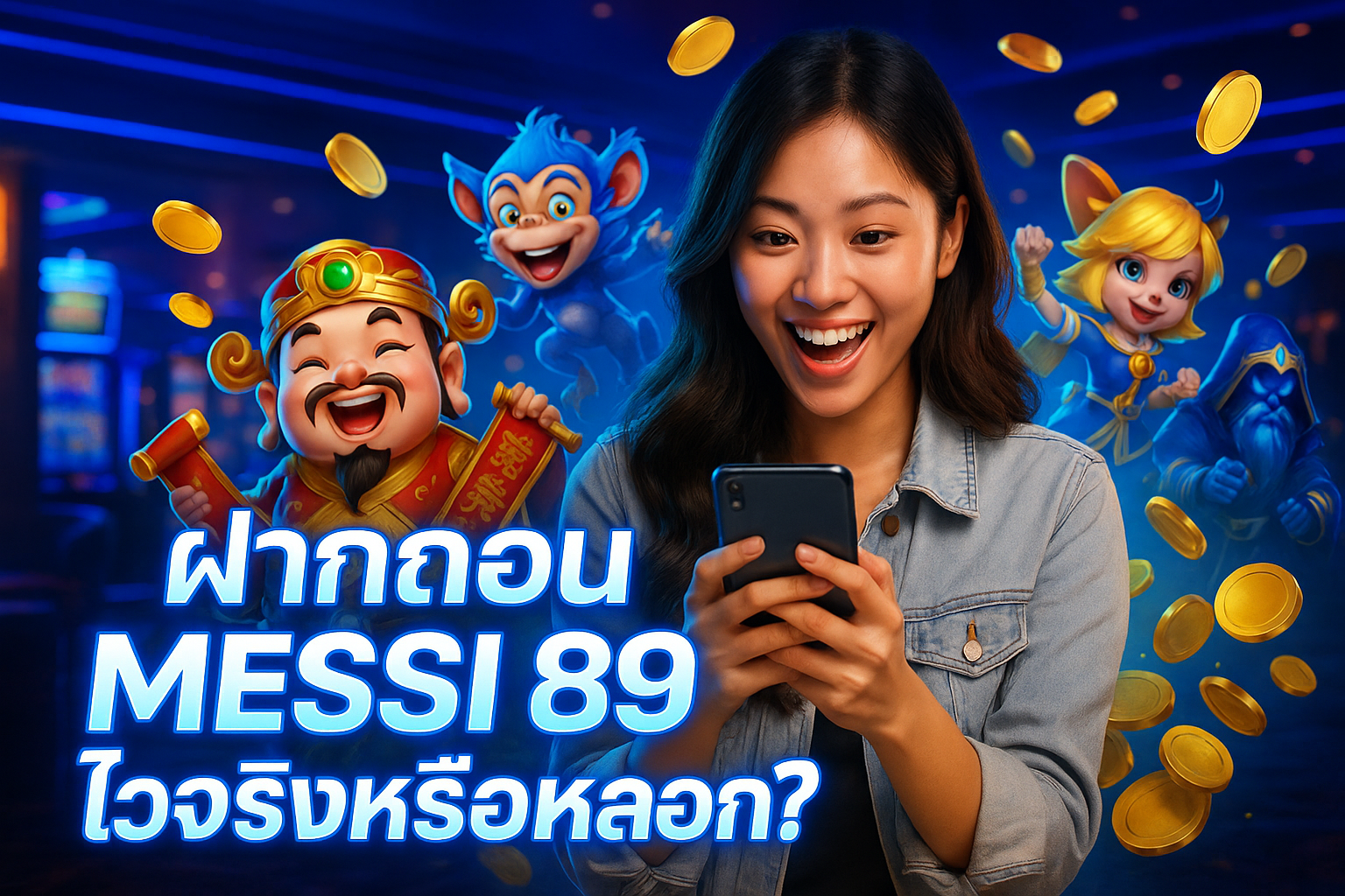 ฝากถอน MESSI 89 ไวจริงหรือหลอก?