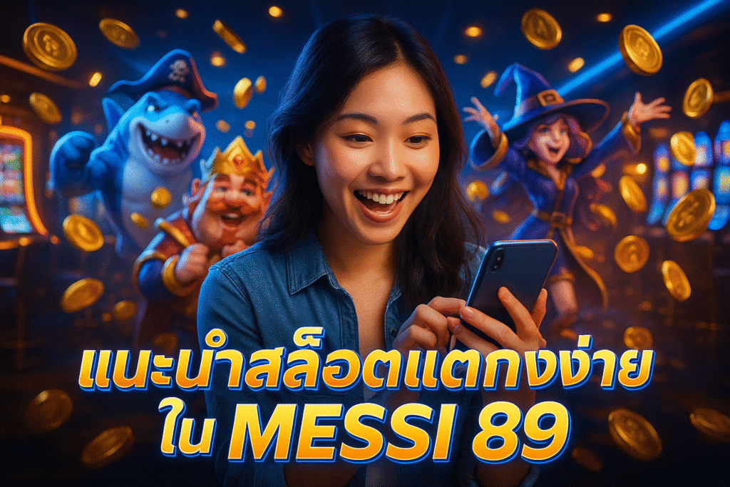 แนะนำสล็อตแตกง่ายใน MESSI 89