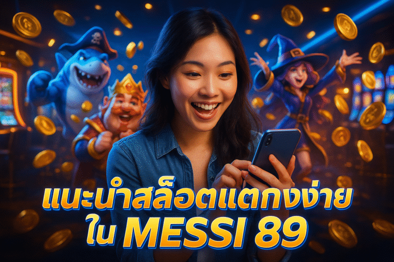 แนะนำสล็อตแตกง่ายใน MESSI 89