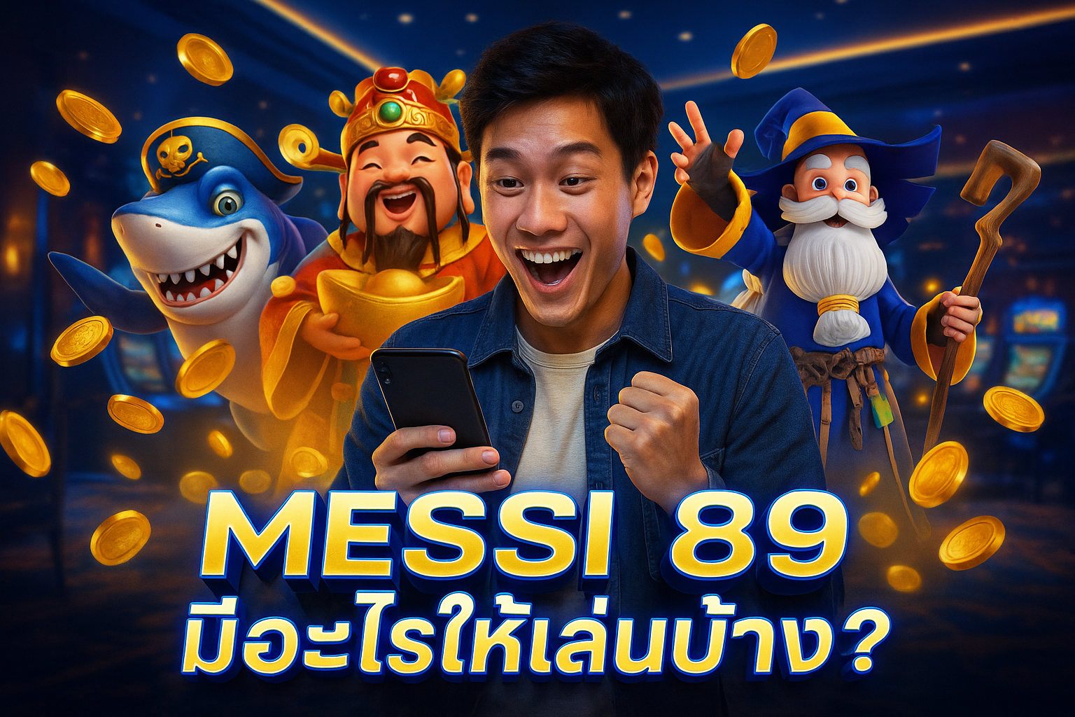 MESSI 89 มีอะไรให้เล่นบ้าง?